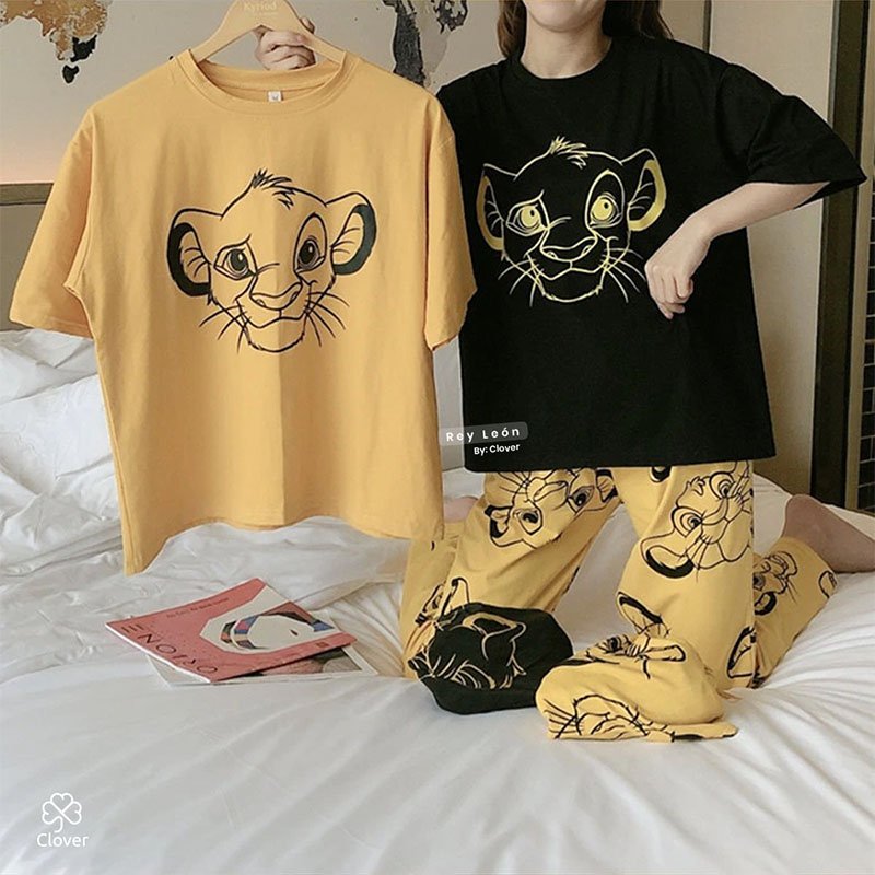 Pijama dos piezas rey león