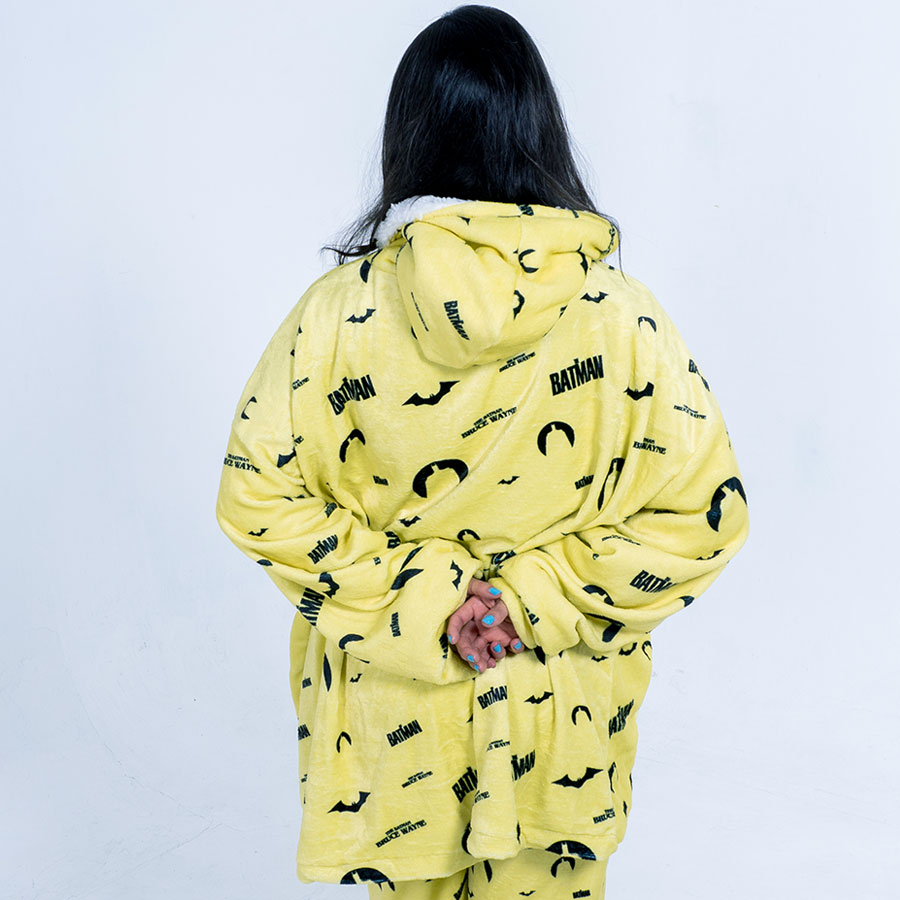 hoodie oversize batman pijama para dama