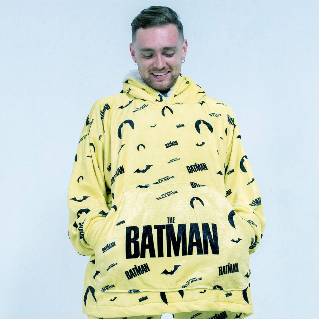 Buzo Oversize Batman Amarillo