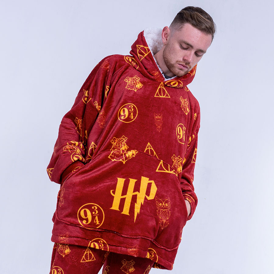 hoodie oversize Harry Potter para hombre