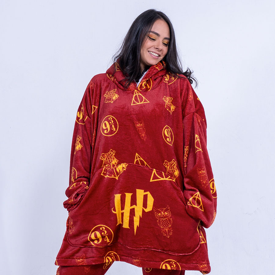 hoodie oversize Harry Potter mujer