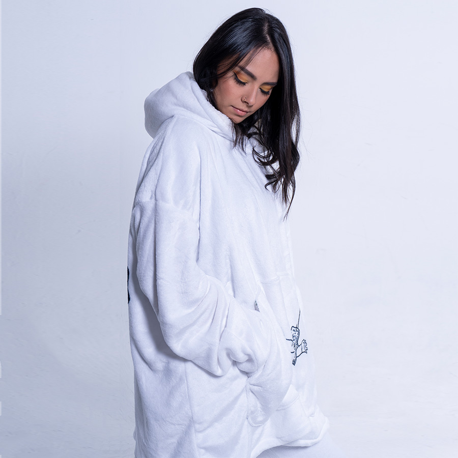 pijama con capucha nirvana hoodie oversize