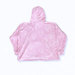 Hoodie Oversize Rosa Trazo Caras - Clover Night Pijamas Térmicas Colombia