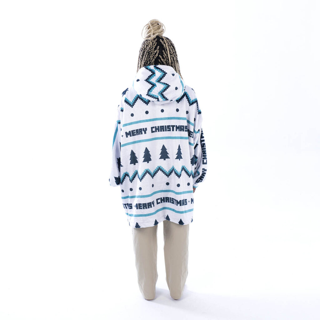 Buzo Oversize Merry Christmas Blanco – foto 6