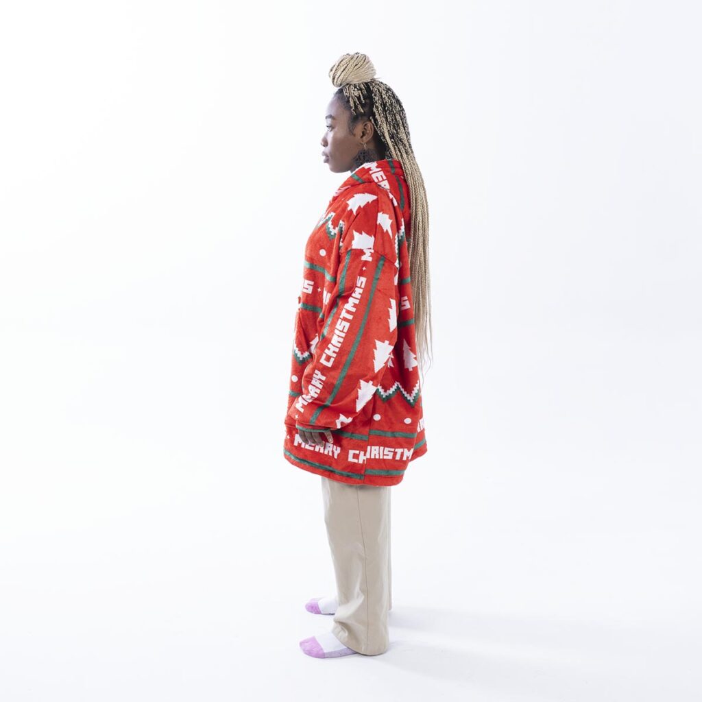 Buzo Oversize Merry Christmas Rojo – foto 11