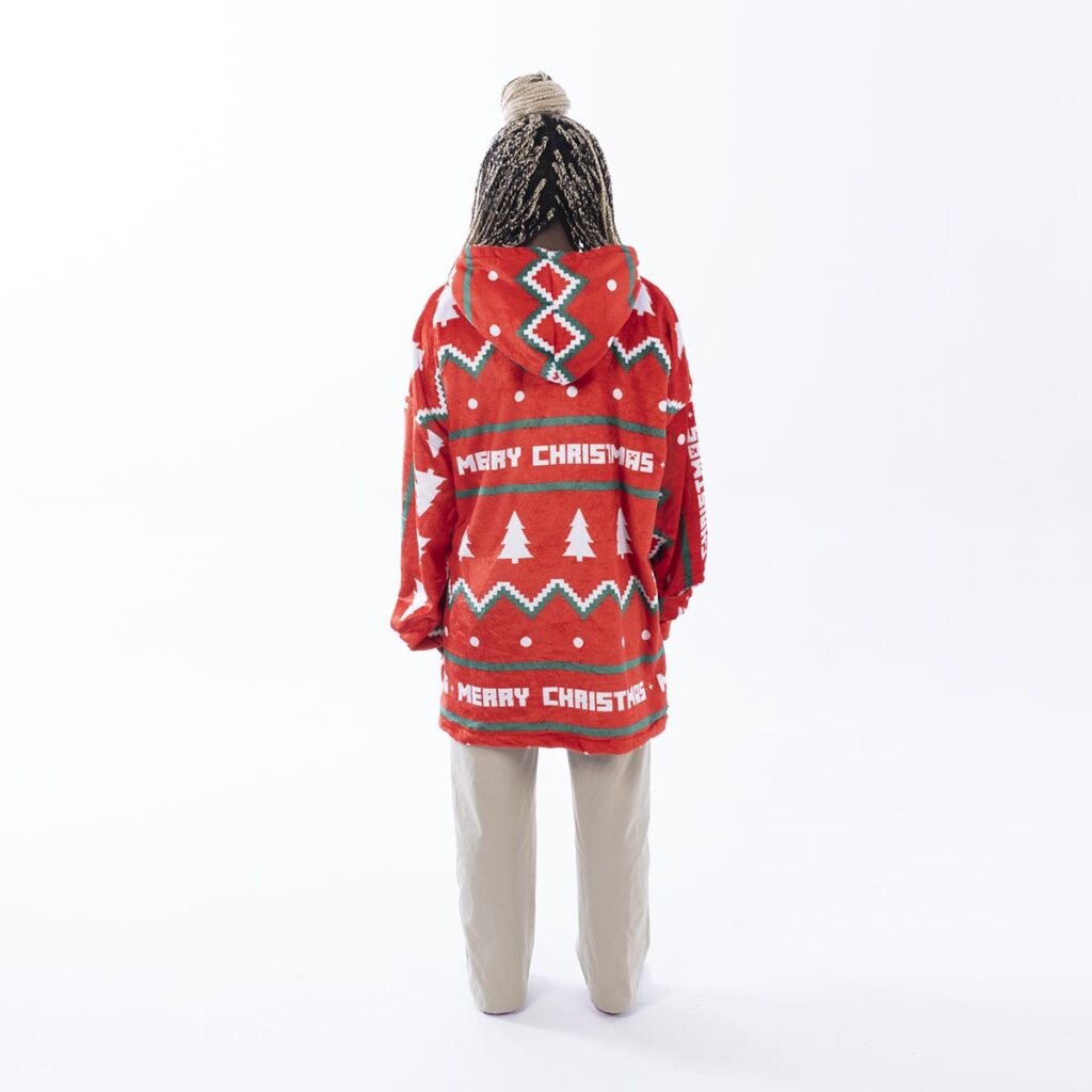Buzo Oversize Merry Christmas Rojo – foto 12