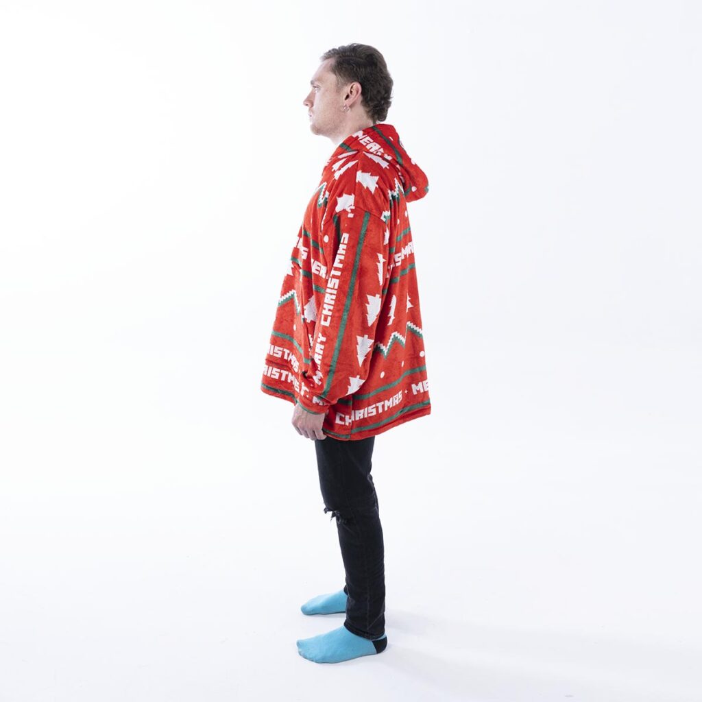 Buzo Oversize Merry Christmas Rojo – foto 10