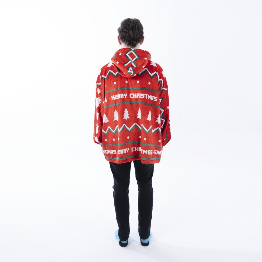 Buzo Oversize Merry Christmas Rojo – foto 9
