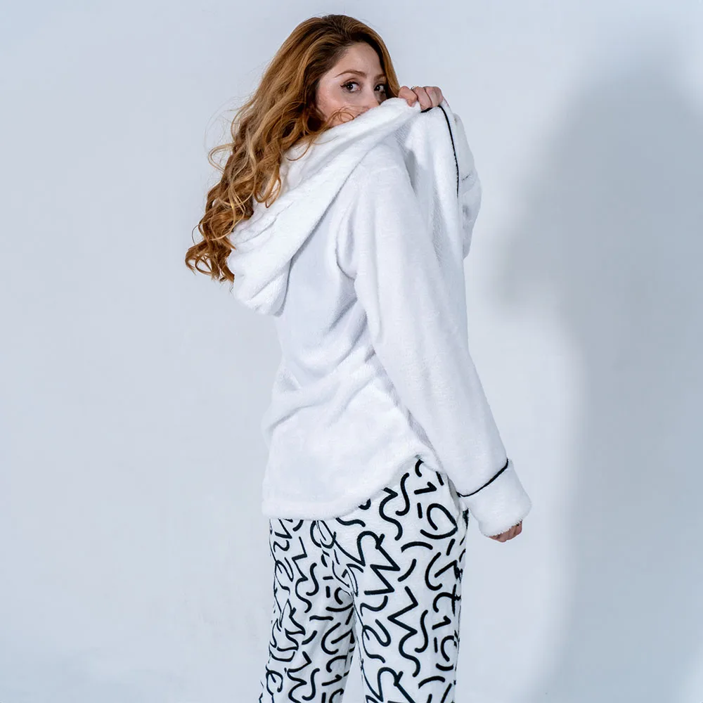 B&W Abstract Set Mujer