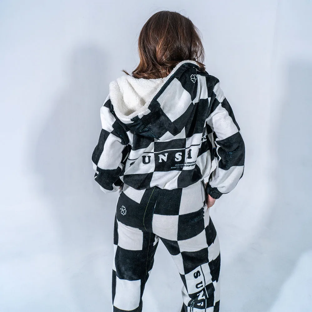 Set Pijama Ajedrez Dos Piezas