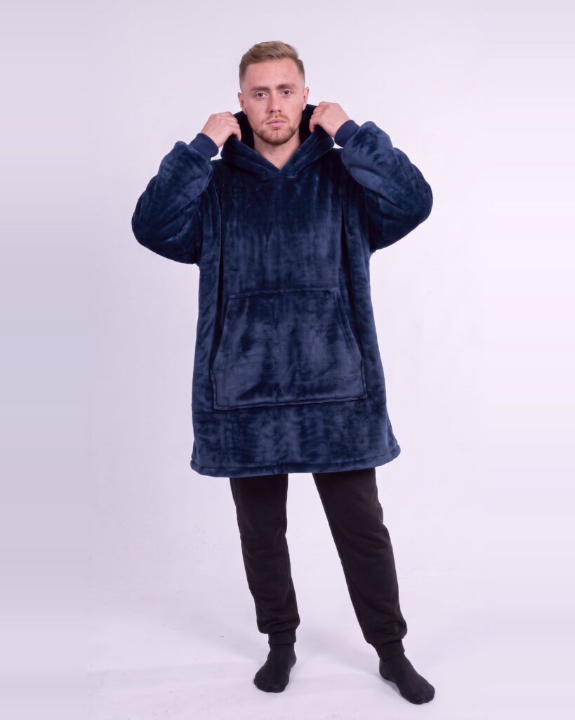 Buzo Oversize Azul Marino – foto 9