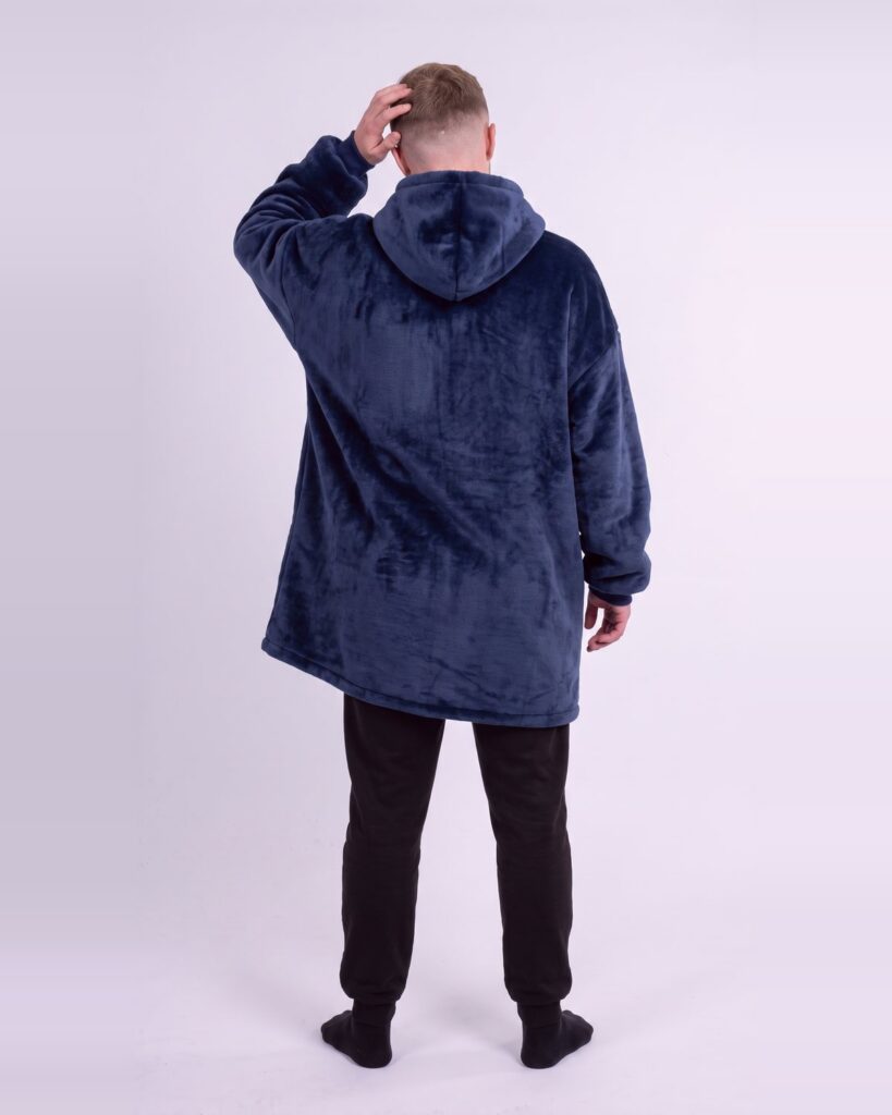 Buzo Oversize Azul Marino – foto 12