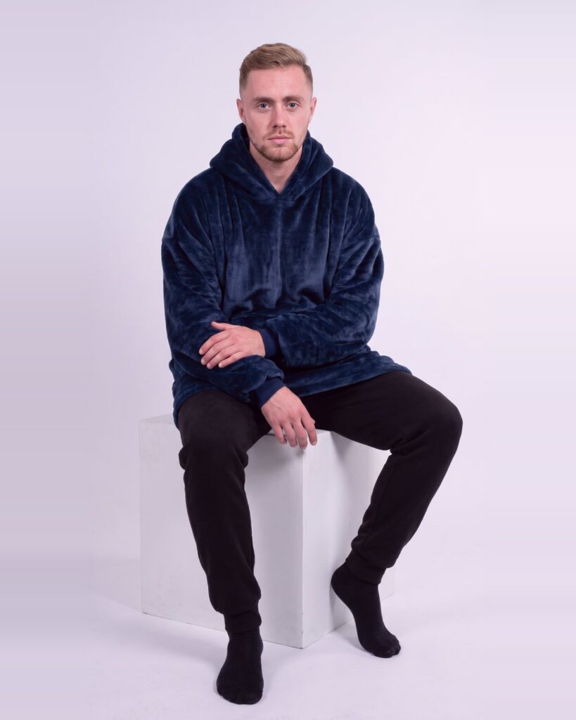 Buzo Oversize Azul Marino – foto 15