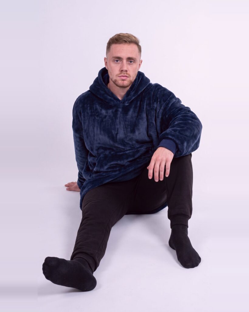 Buzo Oversize Azul Marino – foto 16