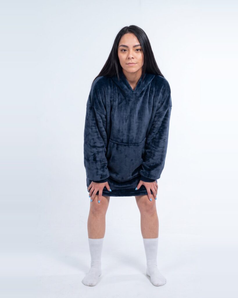 Buzo Oversize Azul Marino – foto 6