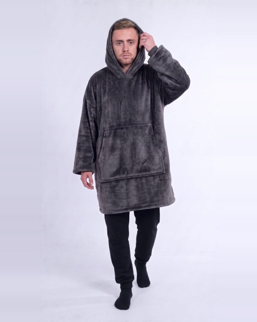 Buzo Oversize Gris Oscuro – foto 10