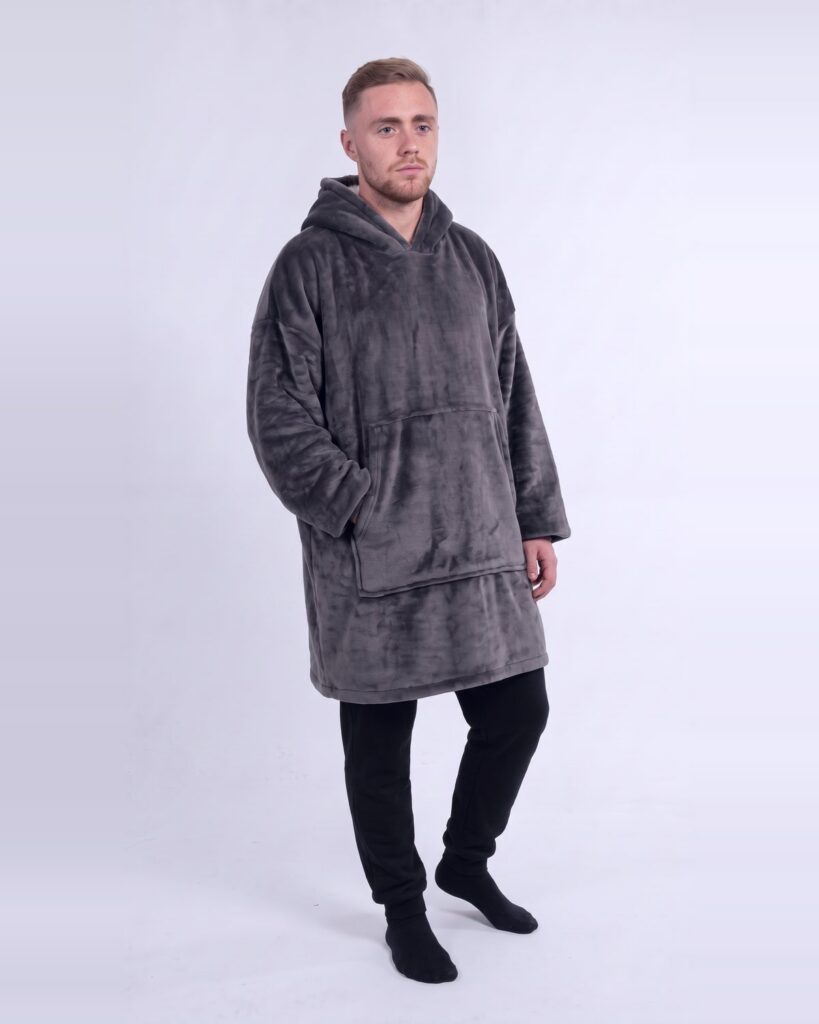 Buzo Oversize Gris Oscuro – foto 11