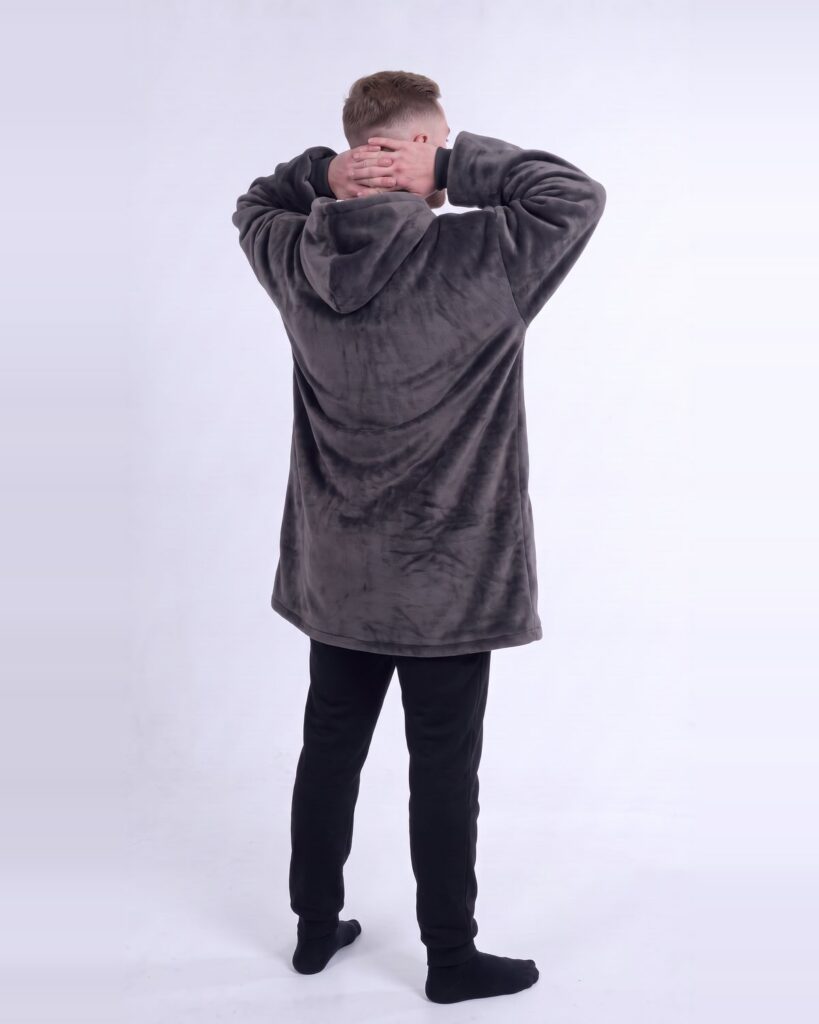 Buzo Oversize Gris Oscuro – foto 12