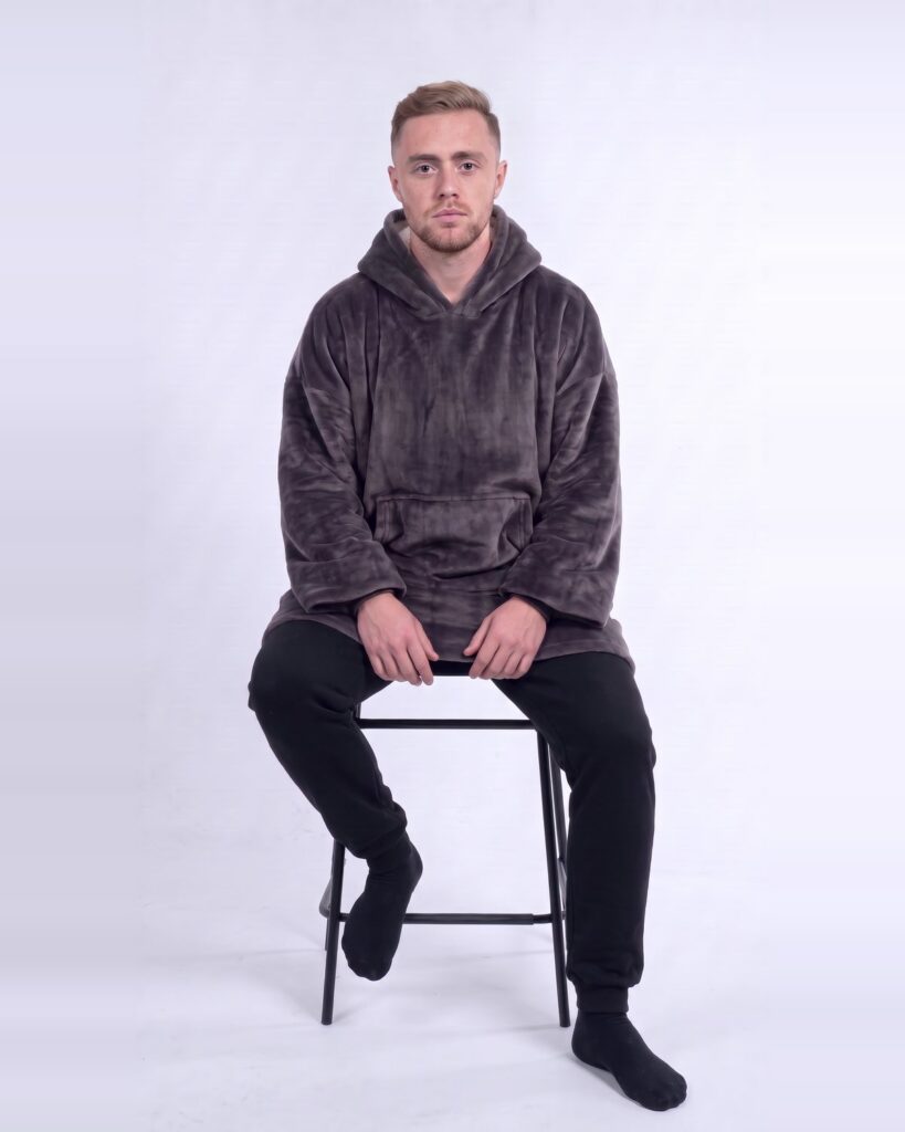 Buzo Oversize Gris Oscuro – foto 14