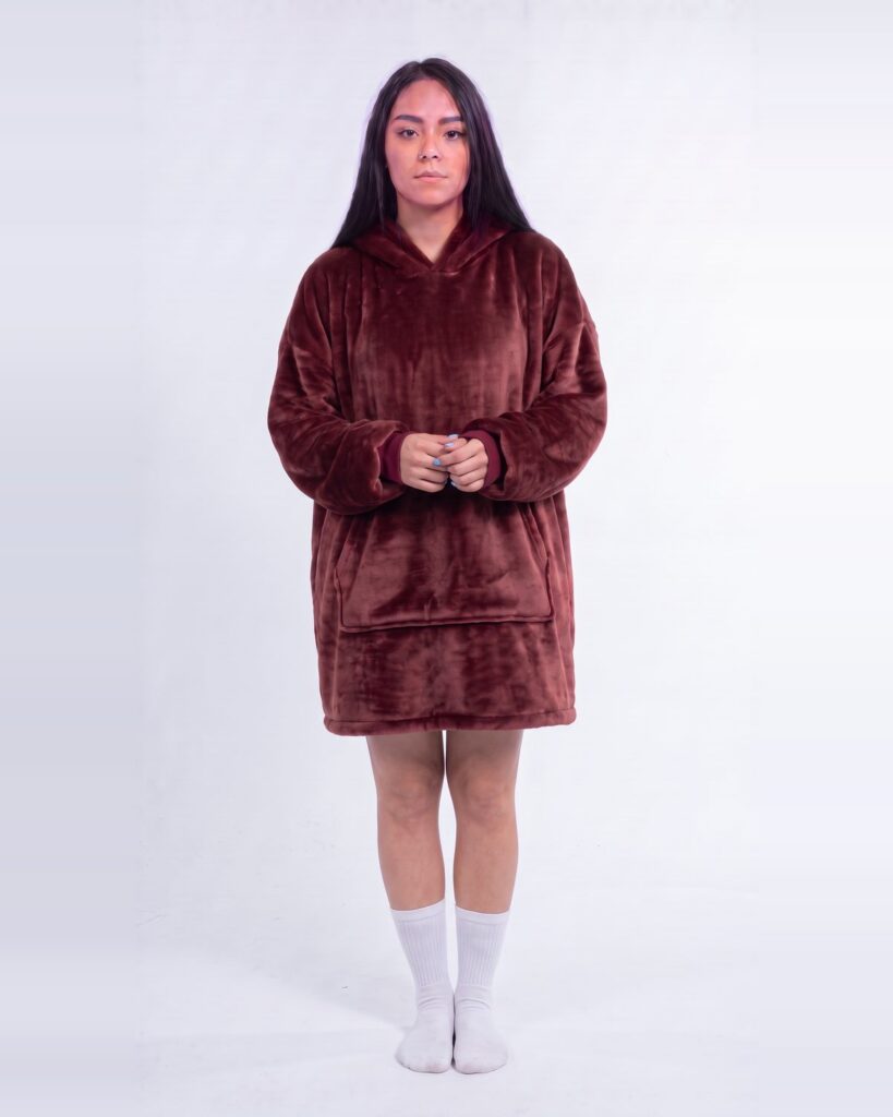 Buzo Oversize Vino Tinto