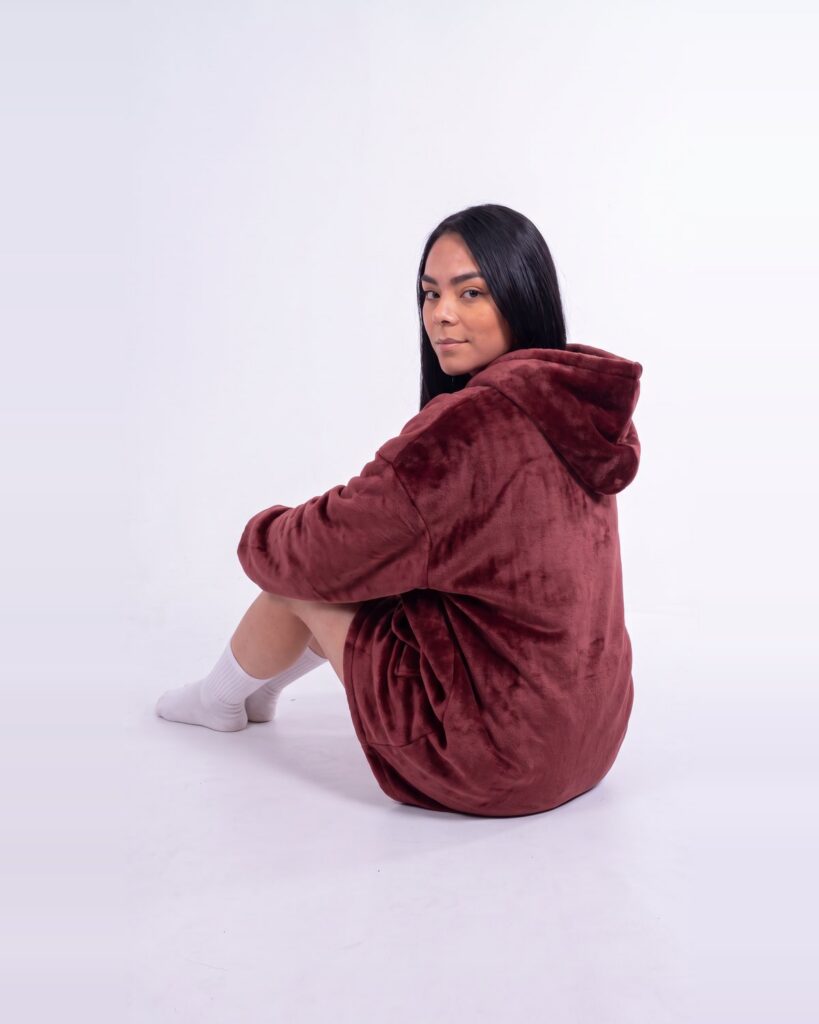 Buzo Oversize Vino Tinto – foto 6